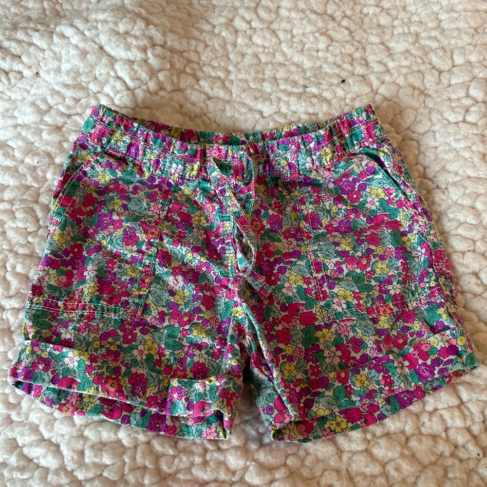 Carter flowery shorts size 4
